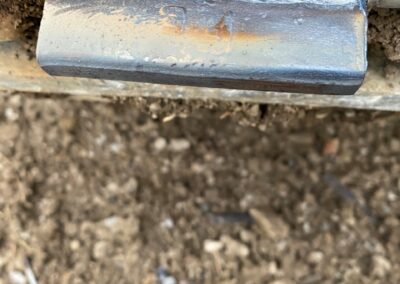 MLP Welding excavator repair closeup