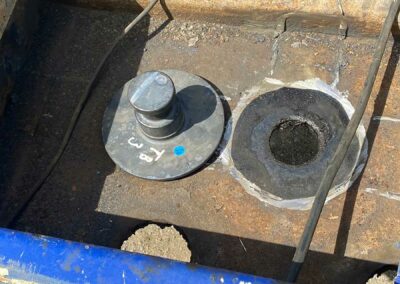 MLP-Welding-drain-with-blue-hoses-closeup